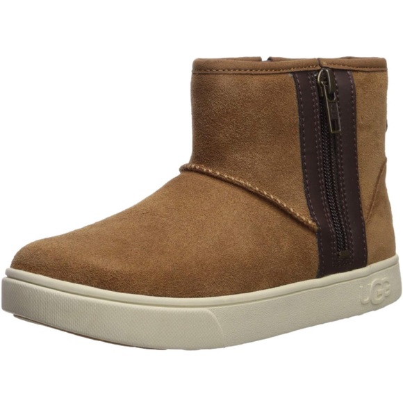 NEW: UGG Kids' Adler Sneaker, Chestnut, 5 M US Big Kid - Picture 4 of 11